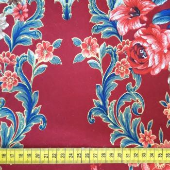 Preview: RED LILY Postsowjetischer Stoff aus Zentralasien